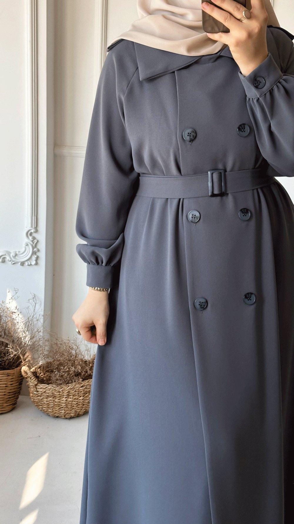 trench hijab