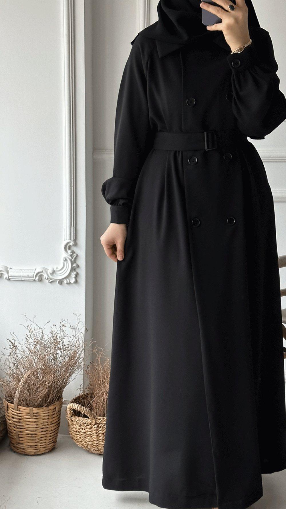 trench hijab